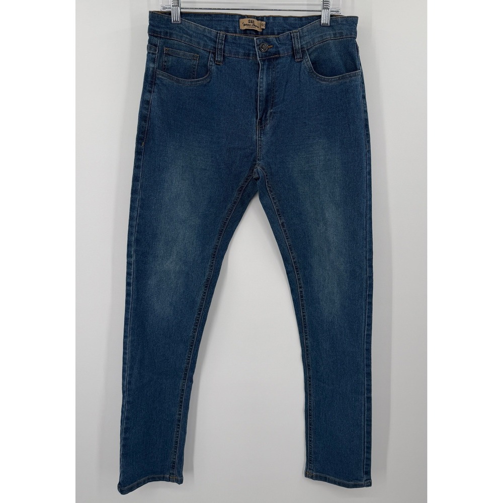 Urban Shores Clubhouse Mens Slim Fit Blue Jeans Size 32 Medium Wash Stretch